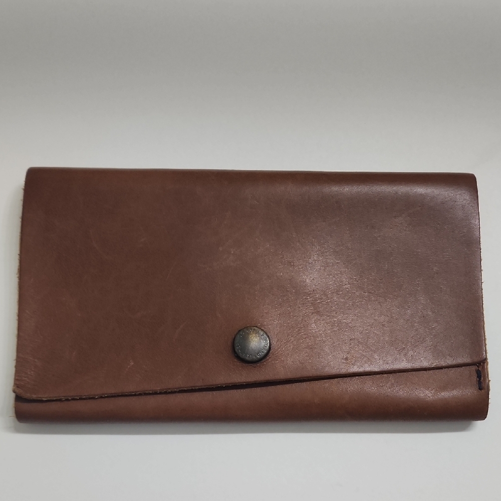 Portland Leather Honey Leather Rancher Wallet, Soft Supple Genuine 100% Leather